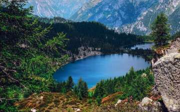 Картинка природа реки озера озеро