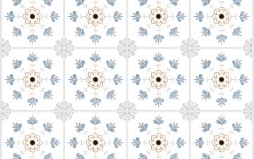 Картинка векторная+графика графика+ graphics цветы узор текстура квадраты белый фон
