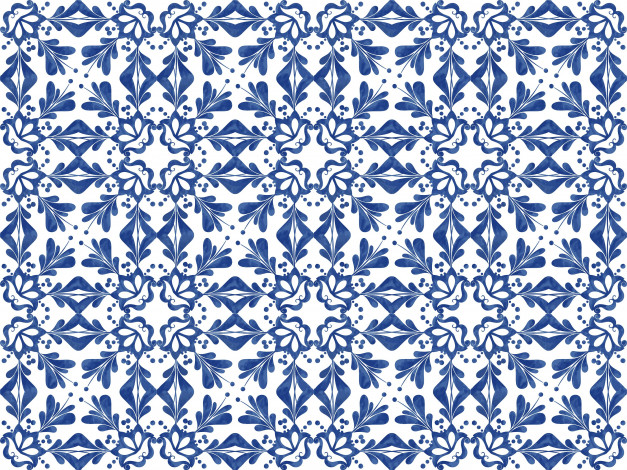 Обои картинки фото векторная графика, графика , graphics, синий, узор, орнамент