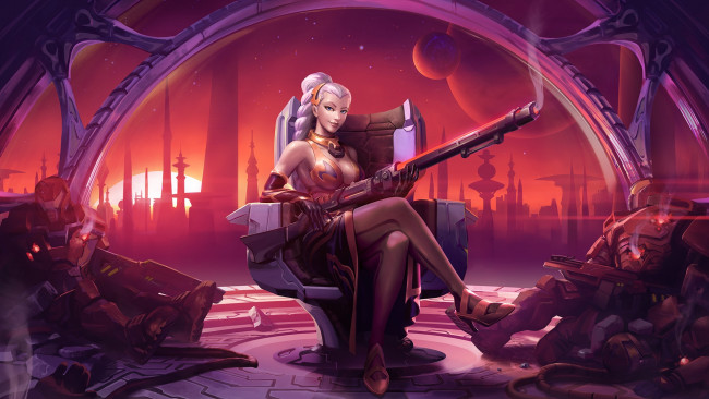 Обои картинки фото видео игры, paladins