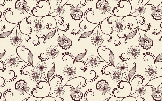 Обои картинки фото векторная графика, цветы , flowers, цветы, фон, узор, вектор, текстура, листики