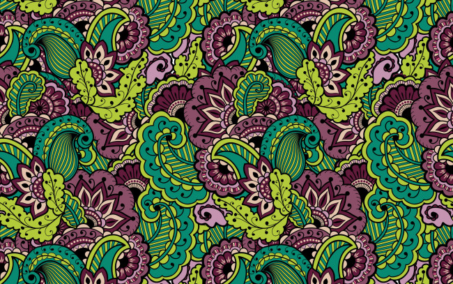 Обои картинки фото векторная графика, графика , graphics, цветы, фон, узор, текстура, пейсли