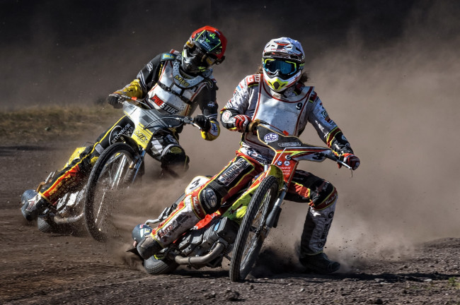 Обои картинки фото спорт, мотокросс, мотоциклы, гонка, speedway
