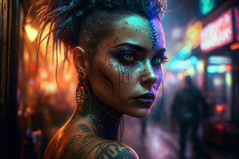 Картинка фэнтези девушки нейросети графика нейроарт ai art нейронные сети