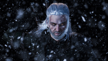 Картинка видео+игры the+witcher+3 +wild+hunt мужчина фон взгляд