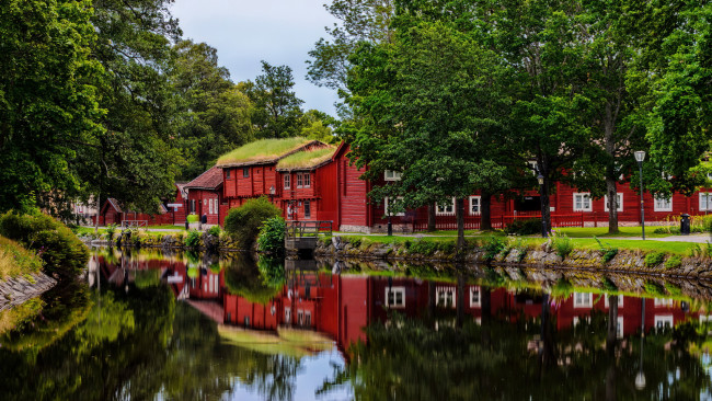 Обои картинки фото wadkoping open air museum, orebro, sweden, города, - здания,  дома, wadkoping, open, air, museum