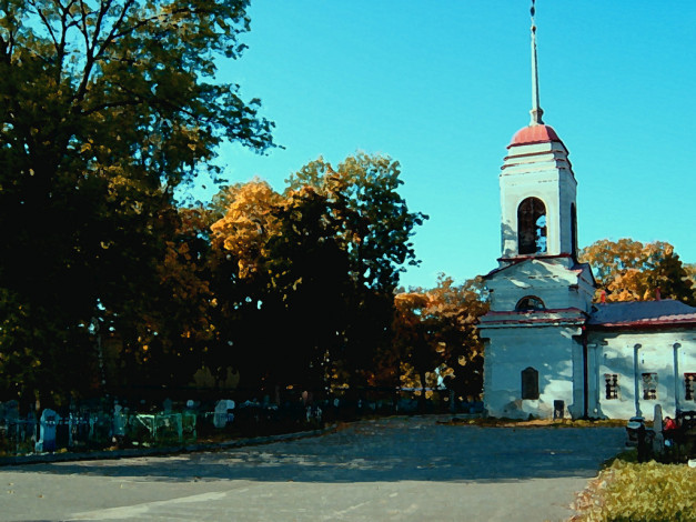 Обои картинки фото рисованные, города