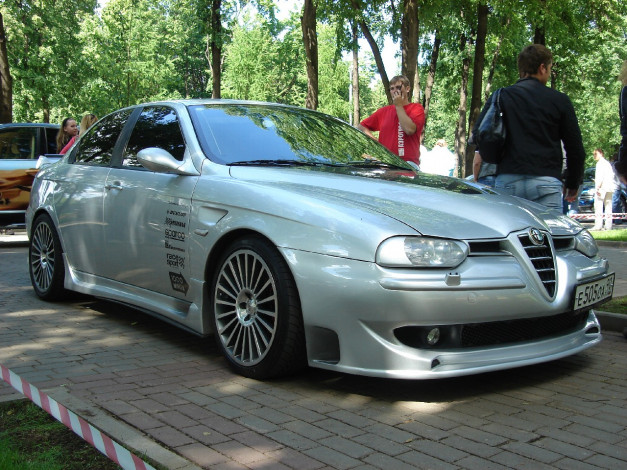 Обои картинки фото альфа, автомобили, выставки, уличные, фото