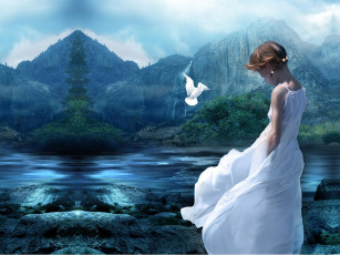 Картинка фэнтези девушки