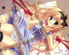 Картинка аниме alice in wonderland