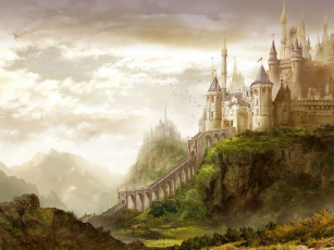 Картинка фэнтези замки