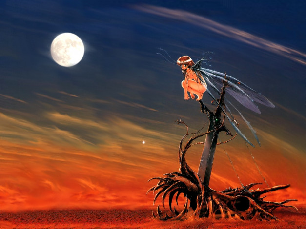 Обои картинки фото аниме, angels, demons