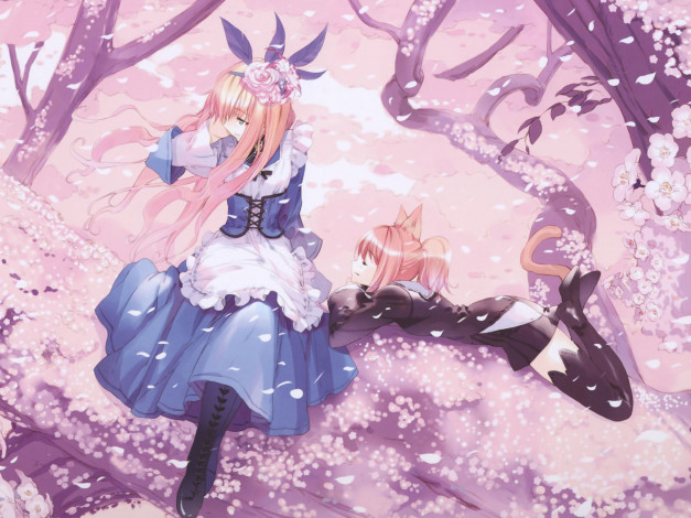 Обои картинки фото аниме, animals