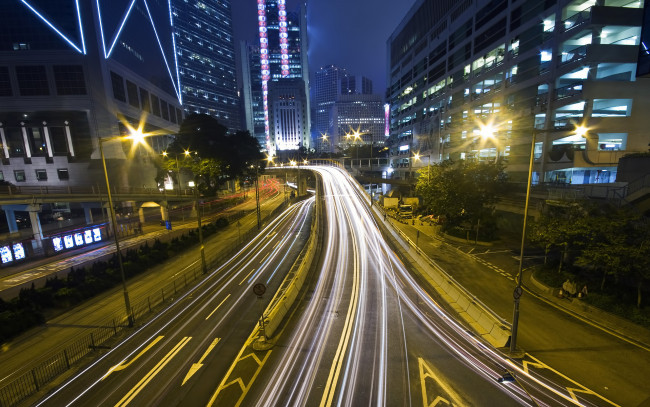 Обои картинки фото города, огни, ночного