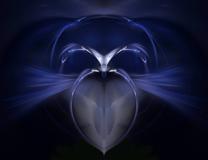 Картинка 3д графика fractal фракталы абстракция