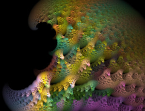 Картинка 3д графика fractal фракталы фрактал