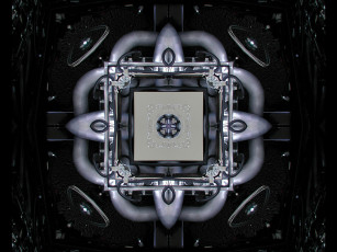 Картинка 3д графика fractal фракталы абстракция узор