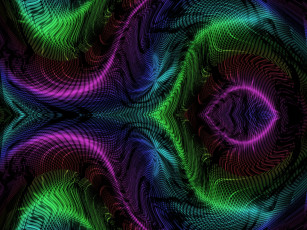 Картинка 3д графика fractal фракталы абстракция