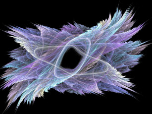 Картинка 3д графика fractal фракталы абстракция