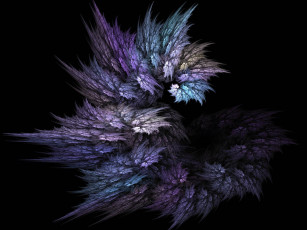 Картинка 3д графика fractal фракталы абстракция