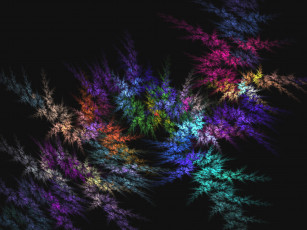 Картинка 3д графика fractal фракталы абстракция