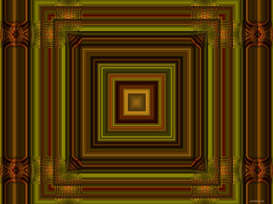 Картинка 3д графика fractal фракталы абстракция