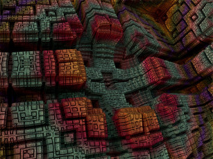 Картинка 3д графика fractal фракталы фрактал