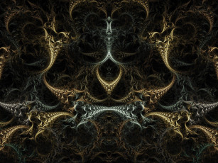 Картинка 3д графика fractal фракталы фрактал