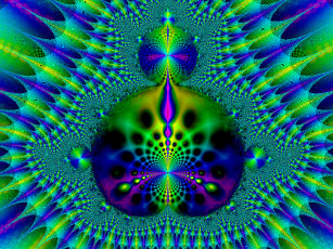 Картинка 3д графика fractal фракталы фрактал