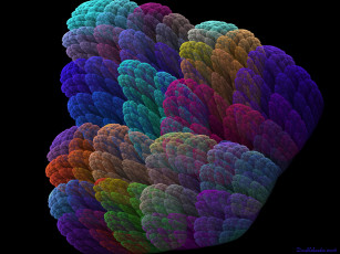 Картинка 3д графика fractal фракталы фрактал узор