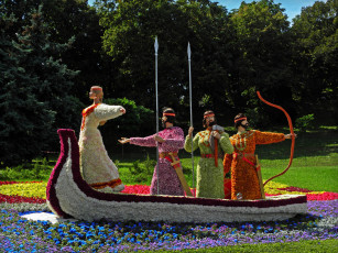 Картинка автор valyamedik природа парк лодка фигуры