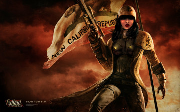 Картинка fallout new vegas видео игры девушка