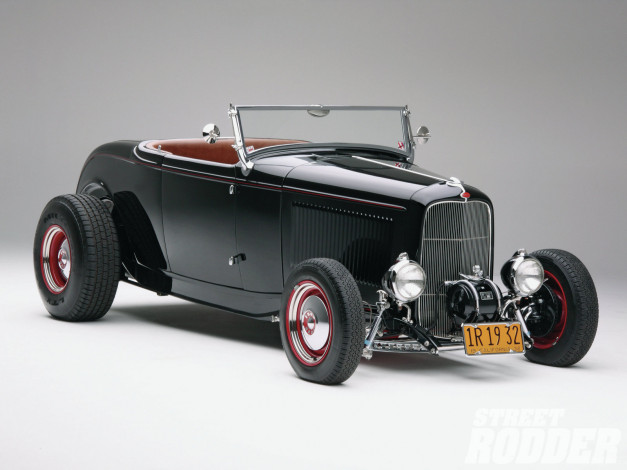 Обои картинки фото 1932, ford, roadster, автомобили, custom, classic, car
