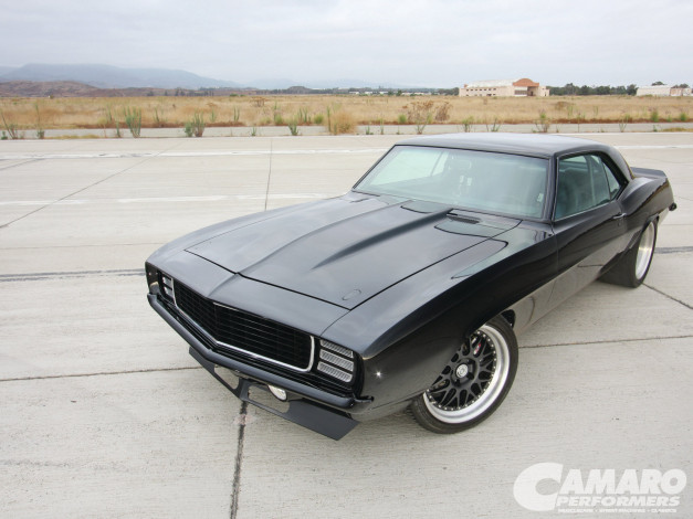 Обои картинки фото 1969, chevrolet, camaro, автомобили