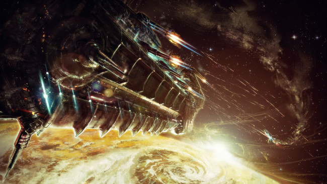 Обои картинки фото видео, игры, bulletstorm, летательный, апарат, космос