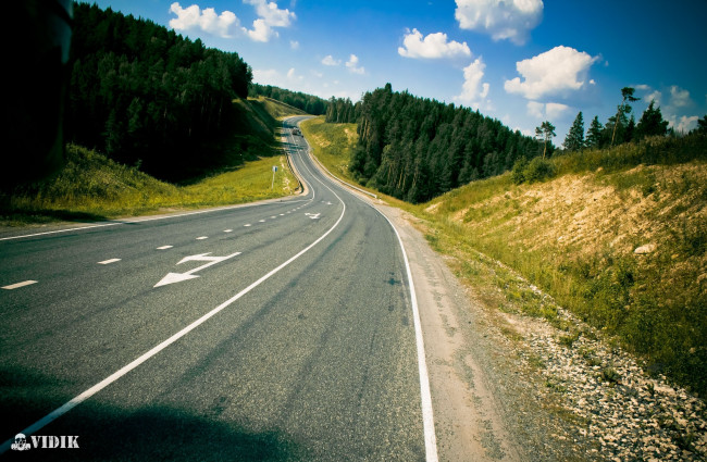 Обои картинки фото природа, дороги, деревья