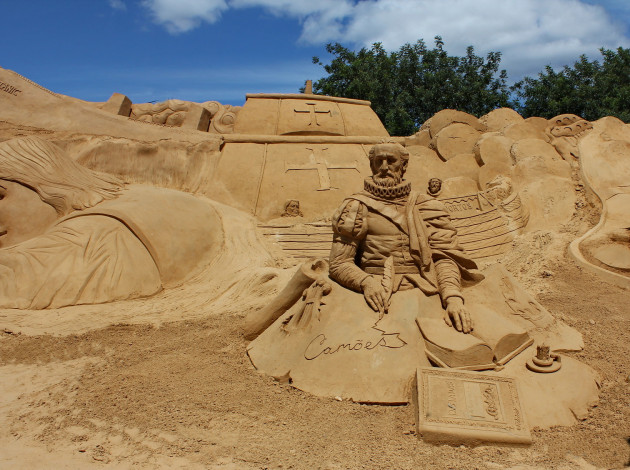 Обои картинки фото разное, фигуры, из, песка, льда, снега, песок, скульптура