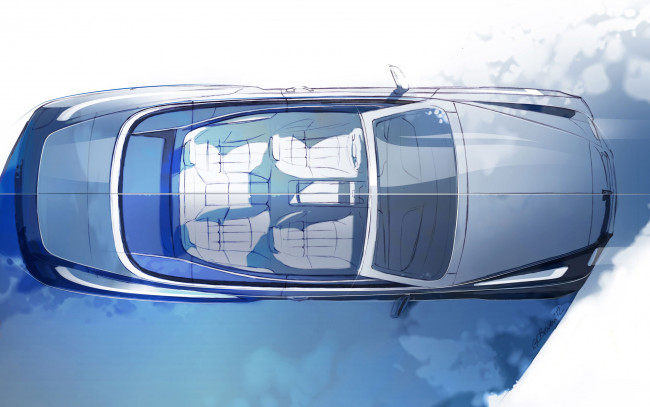 Обои картинки фото автомобили, рисованные, bentley