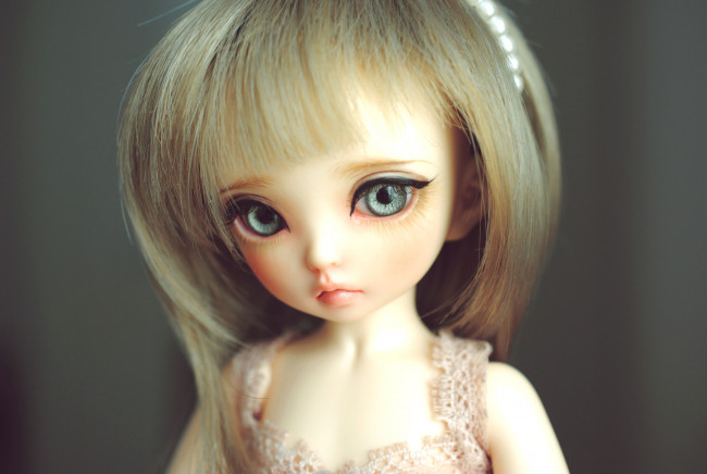 Обои картинки фото разное, игрушки, кукла, лицо