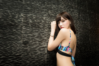 Картинка девушки -unsort+ азиатки купальник поза азиатка