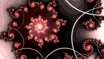 Картинка 3д+графика фракталы+ fractal цвета фон узор