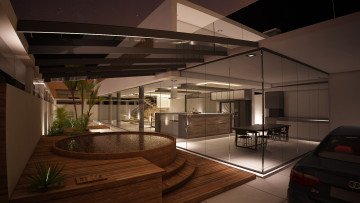 Картинка 3д+графика реализм+ realism комната пространство