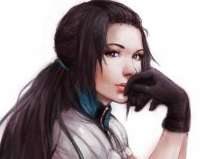 Картинка рисованное люди девушка