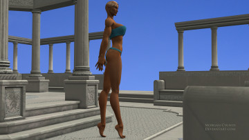 Картинка 3д+графика эльфы+ elves взгляд фон эльфийка