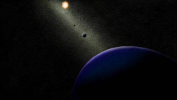 Картинка космос арт планеты вселенная галактика звезды