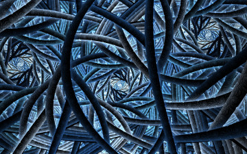 Картинка 3д+графика фракталы+ fractal цвета фон узор