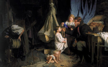 Картинка рисованное алексей+корзухин семья