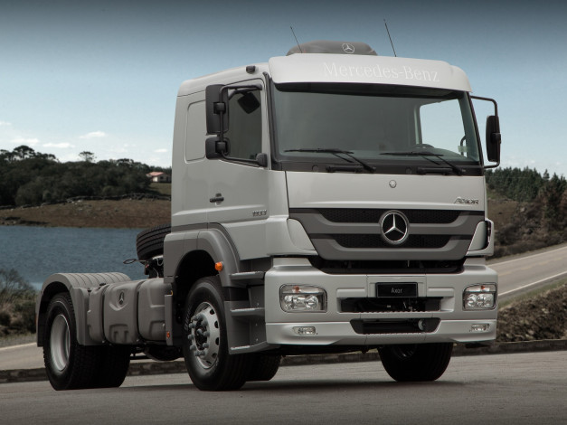 Обои картинки фото автомобили, mercedes trucks, axor, mercedes-benz