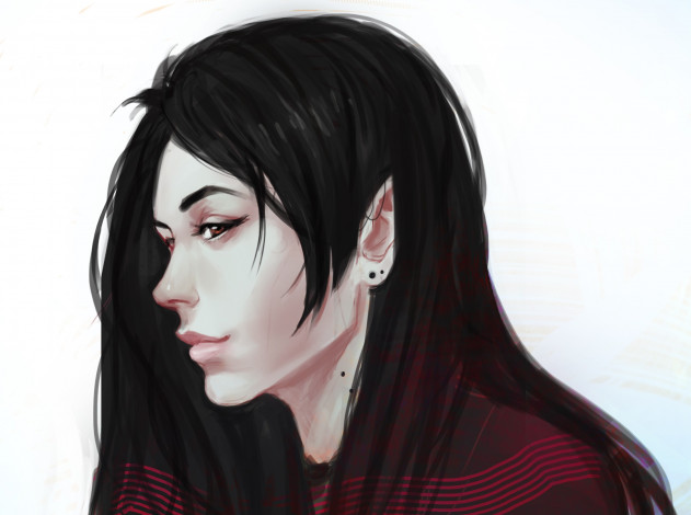 Обои картинки фото рисованное, - другое, девушка