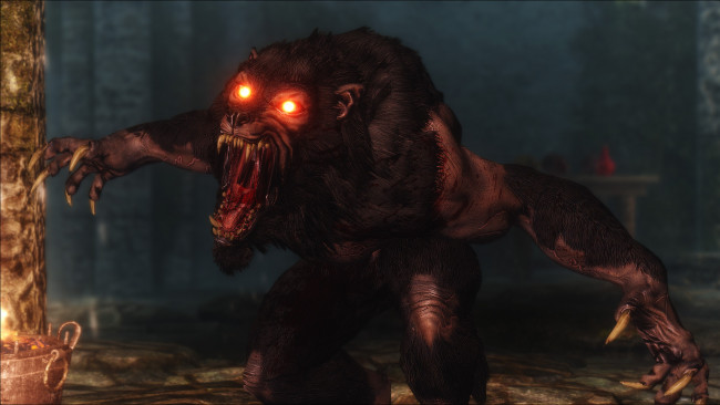 Обои картинки фото видео игры, the elder scrolls v,  skyrim, дракон